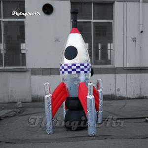 Propaganda Personalizada Inflável Modelo de Balão de Míssil Sumprimento de Automóvel de Altura de Altura de 3m para Museu Aeroespacial e Decoração Da Parada