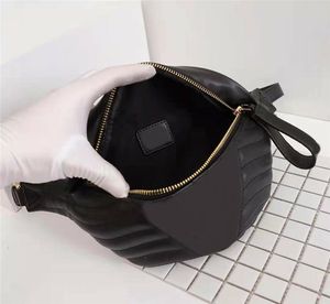المصممين الشهيرة النساء حقائب الخصر 2021 الذهب الصليب إلكتروني الأجهزة crossbody الأسود جلد حقيقي حقيبة الكتف zig zag نمط الصدر حقائب اليد bumbag wave m53750 هدية
