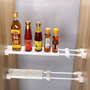 Adjustable Storage Shelf Closet Organizer Wall Mounted Kitchen Storage Rack Wardrobe Decorative Shelves Cabinet Holder for Home 210705