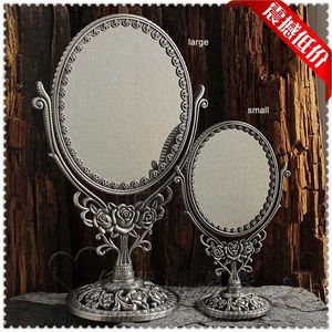 Wholesale mirror dress up for sale - Group buy Mirrors The Queen Dresses Up Retro Upscale European style Table Mirror Double sided Princess Large Small Desktop Rotating Makeup