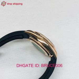 Hög kostnadseffektiva män himmelboende gummiband titta automatisk mekanisk 42mm gult guld 326238 safir full funktion liten 269n