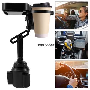 Multifunktion Cup Holder Expander Adapter Universal Car Phone Drink Bottle Stativ Rack Justerbar Creative Design Accessoarer