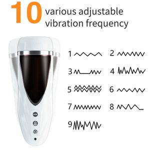 Automatische männliche Masturbator-Tasse realistische Spitze der Zunge und des Munds Vagina-Taschen-Pussy Blowjob-Throker-Vibrations-Sexspielzeug für Männer P0827