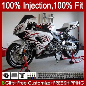 OEM Bodywork For HONDA Injection CBR-1000 CBR 1000RR 1000 CC RR 2006-2007 Red flames Body 59No.186 CBR1000 RR CBR1000RR 06 07 CBR1000-RR 1000CC 2006 2007 Fairing Kit