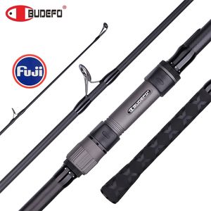 Wholesale travel guide for sale - Group buy BUDEFO CUSTOMMATT CARP fishing rod lb3 m carbon spinning casting travel FUJI A ring guide power40 g SurfRod