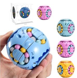 Stock Stange Shape Magic Cube Creative Toy 360 Stopni Obrót Oszczędzaj Pieniądze Pot Klasyczne Zabawki Hamburger Cubes Prezent urodzinowy dla dzieci