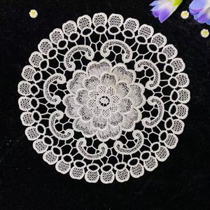 Mats Pads Lace Broderi Place Table Mat Cloth Pad Cup Kaffe Mugg Dricka Doily Coffee Wedding El Christmas Placemat Kitchen