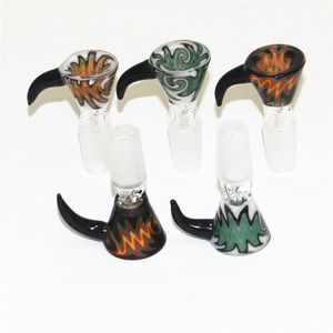 Ciotole di vetro per fumatori 14mm 18.8mm Raccoglitori di cenere di vetro 45 90 gradi Ashcatcher Percolatori di pneumatici per bong ad acqua Olio Dab Rigs