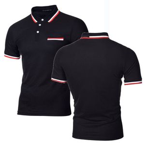 Polo skjortor Lapel Pocket Poloshirts Spring Summer Breattable Sport Fitness Mane Tshirts Mens Short Sleeve Jersey Outdoor Casual Hunting Fishing Sportwear Tees Tees