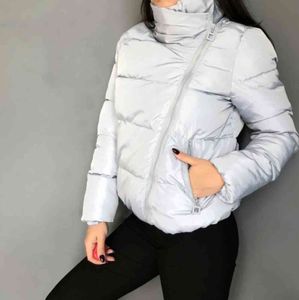 여성 짧은 재킷 파커 Mujer 가을 재킷 코트 패션 겨울 단단한 따뜻한 캐주얼 패딩 파카 여성 코트 여성 Outwears 211130