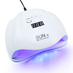 48W / 54W SUN X UV s Lampada Lampade a LED Asciugatrice per tutti i gel Lampada polimerizzante per smalto con sensore intelligente Strumenti per manicure Ongle