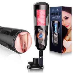 NXY SEX MEN MASTURBATERS HANDS FREE Aircraft Cup Automatic Electric Pleasure Device Men's Gun Machine Masturbation Penis Apport Fun Products 0307