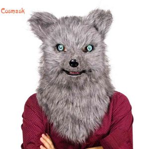 Wholesale halloween costumes make up resale online - Cosmask Can Open Mouth Fox Animal Mask Halloween Costume Make up Dance Cute Cartoon for Party EXGX