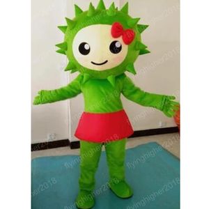 Halloween Zielony Durian Maskotki Kostium Wysokiej Jakości Cartoon Anime Motyw Charakter Karnawał Unisex Dorośli Strój Boże Narodzenie Birthday Party Dress
