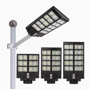 Edison2011 300W 400W 500W Super Bright Smart Solar Lampor PIR Motion Sensor Utomhusbelysning Skymning till Dawm