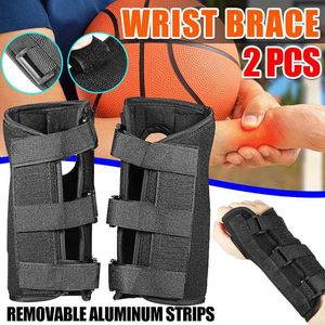 2PCs Sprain Forearm Salnta para Band Strap Protetor Seguro Suporte de pulso Carpo Tunnel Brace Pads