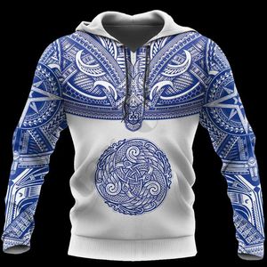 Mäns Hoodies Sweatshirts Plstar Cosmos 3DPrinted EST Tattoo Tribal Pattern harajuku Streetwear Pullover Unique Unisex Hoodies / Sweatshirt /