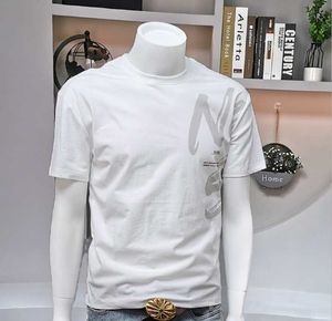 Spring and summer high quality cotton portrait printing round neck youth pullover t-shirt short sleeves Model 6159 X0712