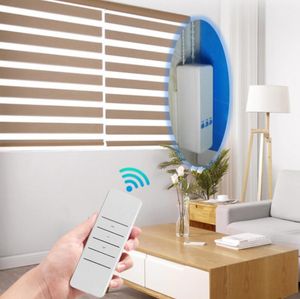 Smart Home Control WIFI Tuya Chain Curtain Motor Alexa/Google Roller Blinds By MOBILE/REMOTE Builti In Battery