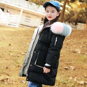 Bambini Addensare Cappotto per il Ragazzo -30 Bambini Inverno Piumino 2021 Nuova Ragazza di Modo Snowsuit Antivento Vestiti Delle Ragazze 4-12Y H0917