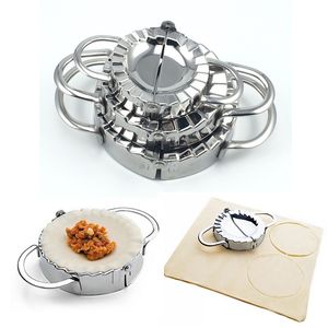 Dumpling Mould Kitchen Stainless Steel Press Dough Pie Ravioli Cooking Pastry Tooling Dumplings Jiaozi Maker