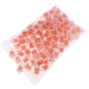 Nya 100PCs motorcykel plastinline gasbränslefilter för 50cc 90cc 110cc 150cc 250cc ATV Dirt Bikes Go Kart Scooter