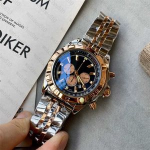 Top AAA Men Watches 45mm Quadrante grande Acciaio inossidabile Luminoso Impermeabile Calendario Moda Sport Orologio al quarzo di alta qualità montre de luxe