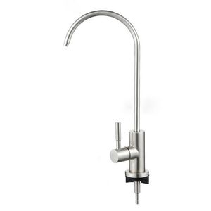 Gooseneck Water Purifier Faucet Reverse Osmosis Drinking Water Filter Faucet stainless steel 1/4" Ceramic Core 211108