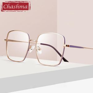 Mode Sonnenbrille Frames Chashma Frauen Quadratische Brillen Männer Verordnung Optische Rahmen Trendgläser Übergroße Brille Blau Strahl Schnittlinsen