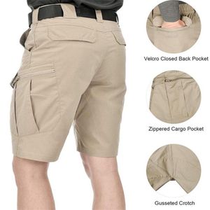 Men's Shorts Outdoor Waterproof Anti Scratch Casual Breathable With Zipper Pockets Cargo Pants Lightweight Walking 2022