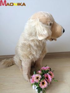 60CM Cute Dog Simulation Doll Peluche PP Cotton Stuffed Dogs Giocattoli animali di alta qualità Regali di compleanno per bambini