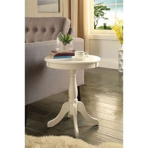 Wholesale white side table for sale - Group buy Living Room ACME Alger Side Table in White a27