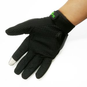 Hzyeyo Motorcykelhandske Moto PVC Touch Screen Breattable Powered Motorcykel Ridning Cykel Protective Gloves Summer H-208280U