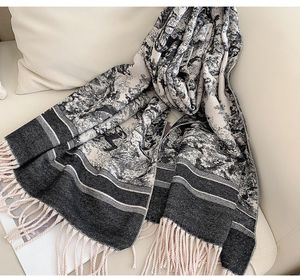 Designers Women cashmere scarf Shawl High quality Fashion Classic scarves 2022 luxury muffler Letter pattern wool Landscape animal Print Pashminas Winter Shawls