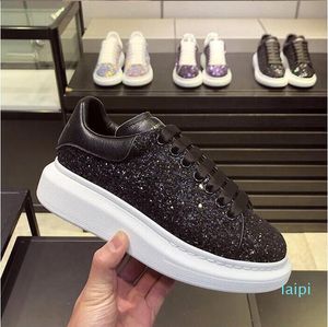 Designer- Plattformskor Dam Lyxmode Tenis Sneakers Casual Skor med tjock botten