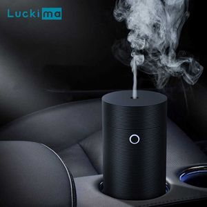 Ultraljuds aromdiffusor för bilkontor Essential olja luftfuktare Hem aromaterapi USB NANO COOL MIST MAKER 210724