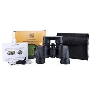 Binoculars X80 Long Range m HD High Power Telescope Optical Glass lens Low light night vision Hunting Sports scope