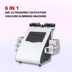 2021 6 i 1 40k Rf Cavitation Kroppsbantning System Lipo Laser Fettförlust Skinn Åtdragning Skönhetsmaskin Till Salu