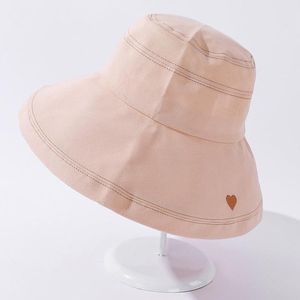 Fashion Spring Summer Hat Women Cotton Wide Brim Sun Hat Ladies Packable Fishing Fisherman Cap Female Bucket Panama