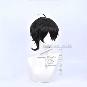 Chinen Miya Black Short Wig Costume Cosplay SK8 the Infinity Capelli sintetici resistenti al calore SK Uomo Donna Parrucche da festa SK Eight Y0913