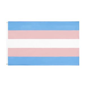 90 x 150 cm, LGBT Pride Trans Transgender Flagge, lesbisch, schwul, bisexuell, pansexuell, bereit SN4854