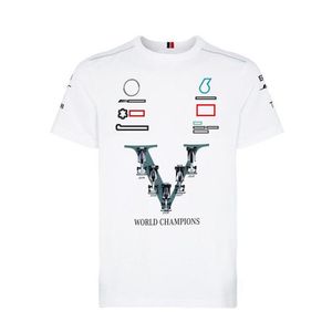 2021 F1T-First 급 방정식 레이싱 저지 단락 티셔츠 스포츠 라운드 넥 카 전체 스 맞춤