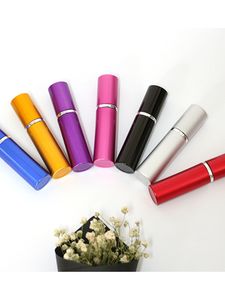 Mini 5ml 10ml 5CC 10CC Refillable Perfume Spray Bottle Aluminum Sprays Atomizer Portable Travel Empty Cosmetic Container Bottles