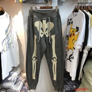 Herrenhose Kapital Knochen Herbst und Winter neue Baumwollschnürung elastische Taille Street Hip Hop Freizeitsporthose