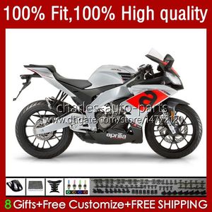 Bodão de Molde de Injeção para Aprilia RSV4 RSV1000R RSV1000 Gloss Prata RSV-1000 R 16-19 Bodywork 40NO.32 RSV1000 R $ 16 17 18 19 RSV1000RR 2016 2017 2018 2019 Fairing OEM