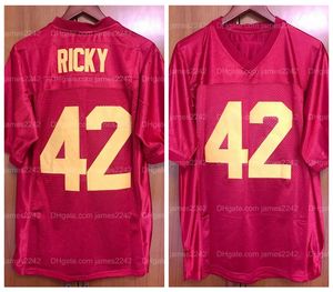 Ricky Baker #42 Jersey de futebol Boyz n The Hood Costume Boys in Movie Uniform Ed S-3xl