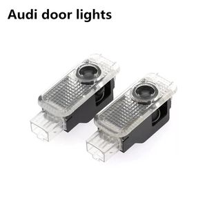 LED Proiettore Emblema Lampade Per Audi Car Door Welcome Lights A1 A3 A4 A5 A6 Q7 TT R8 B5 B6 B7 B8 C5 C6 Quattro Car Interior