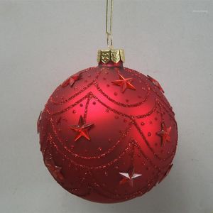 Wholesale christmas glass balls ornaments for sale - Group buy Party Decoration pack Diameter cm Red Series Hanging Glass Ball Christmas Tree Pendant Ornament Festival Gift
