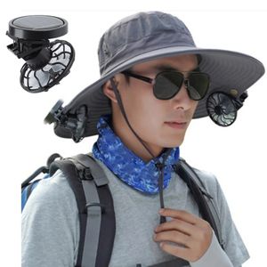 Clip On Cap Mini Solar Fan Summer Traveling Sun Energy Power Cooling Fans