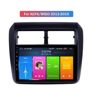 멀티미디어 시스템 Android 비디오 Toyota Agya / Wigo 용 9 인치 터치 스크린 자동차 DVD 플레이어 2013-2019